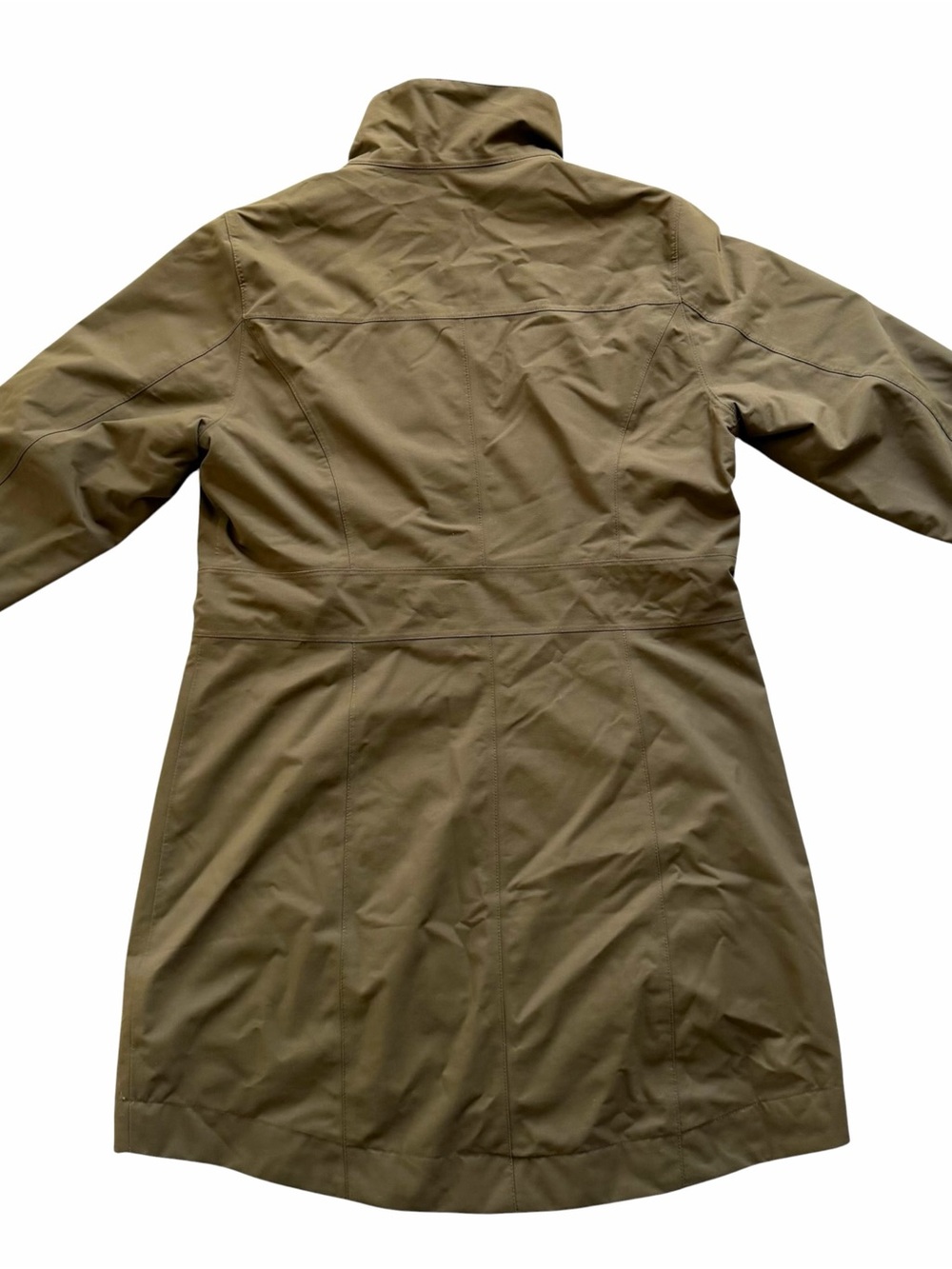 Eddie Bauer Women’s Eastside 3 in 1 Trenchcoat Medium Olive Green Quilted Coat - Picture 8 of 9